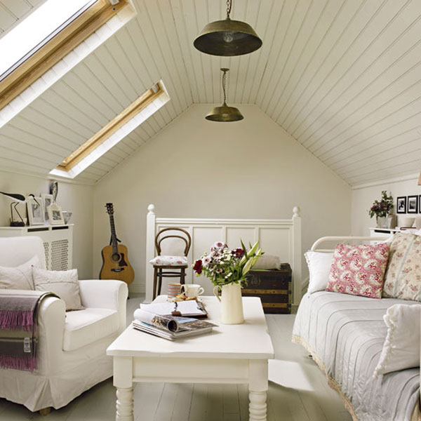 Attic Rooms Cleverly Making Use of All Available Space