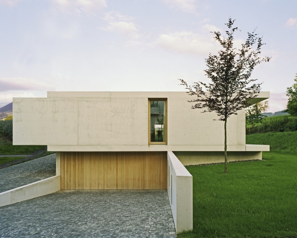 Slightly Inclined Modern House