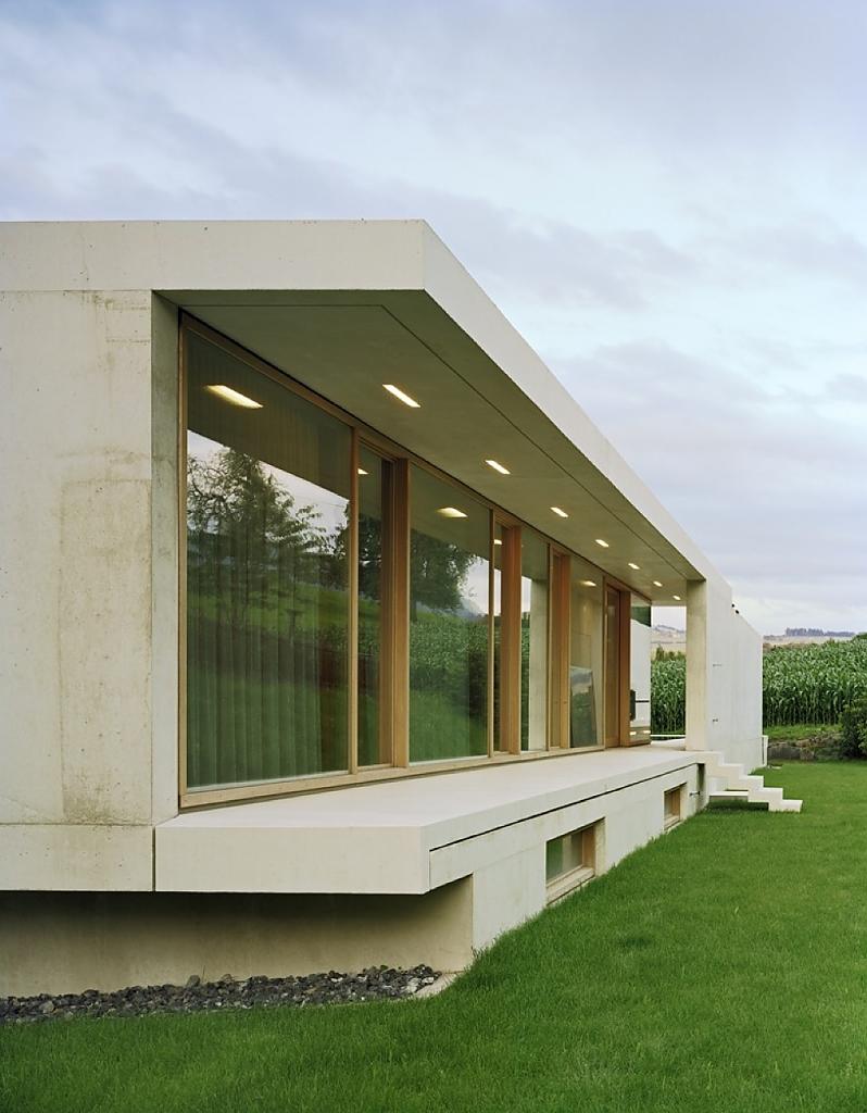 Slightly Inclined Modern House