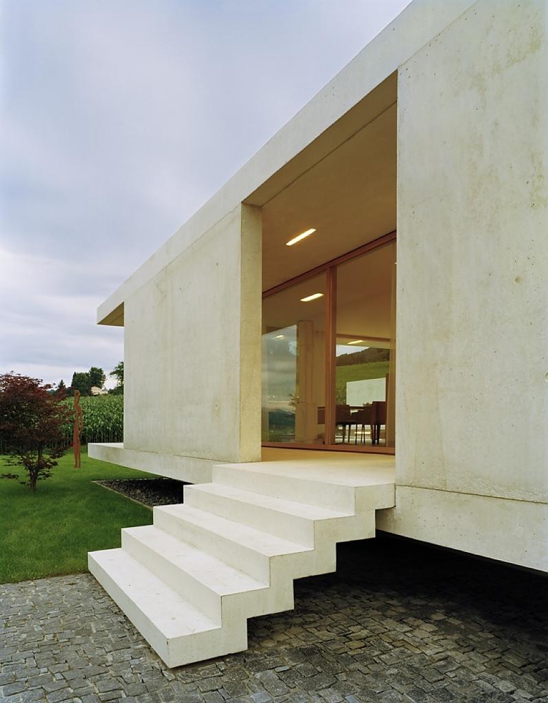 Slightly Inclined Modern House