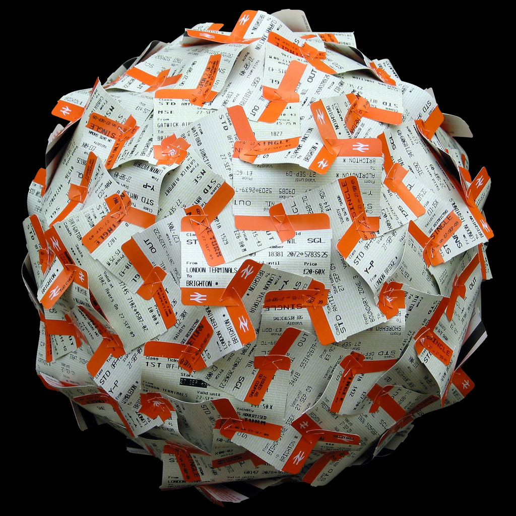 Geodesic Spheres Made from Recycled Materials