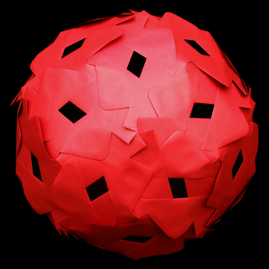 Geodesic Spheres Made from Recycled Materials
