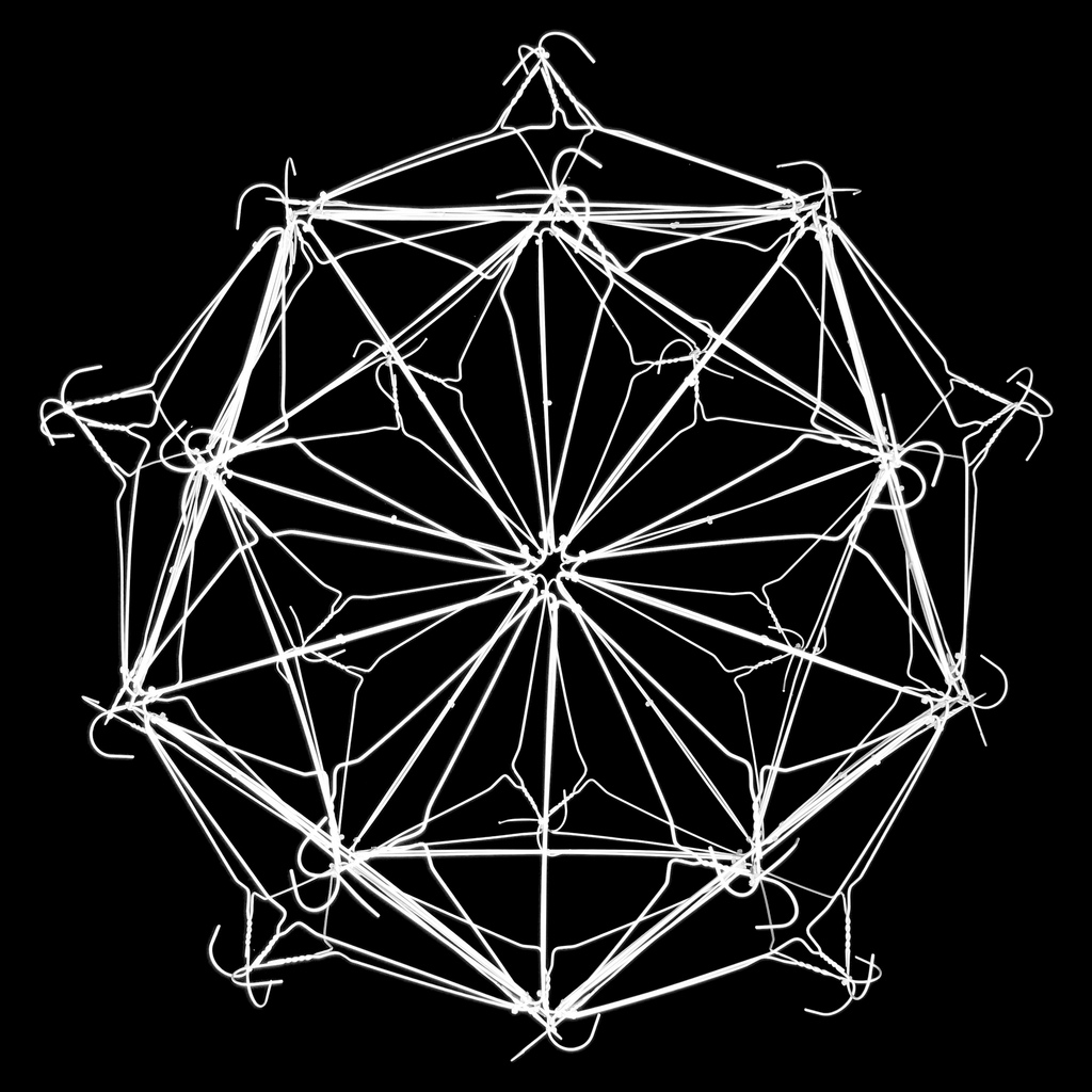 Geodesic Spheres Made from Recycled Materials