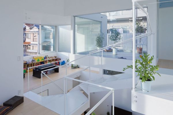 Stylish Stacked House Interiors