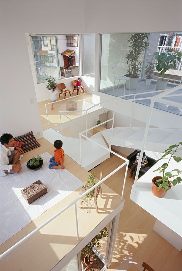 Stylish Stacked House Interiors