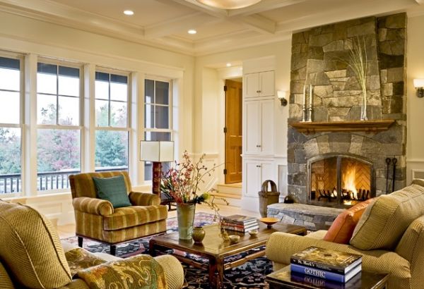 40 Stone Fireplace Designs From Classic to Contemporary Spaces