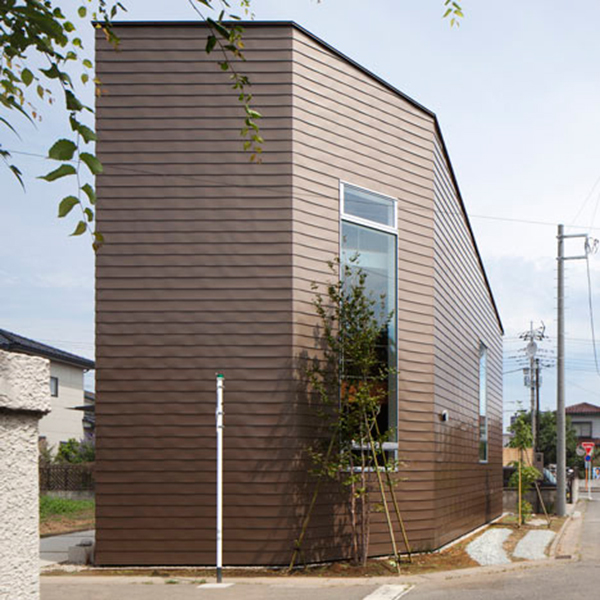 Three-Storey Compact Residence With Unusual Shape