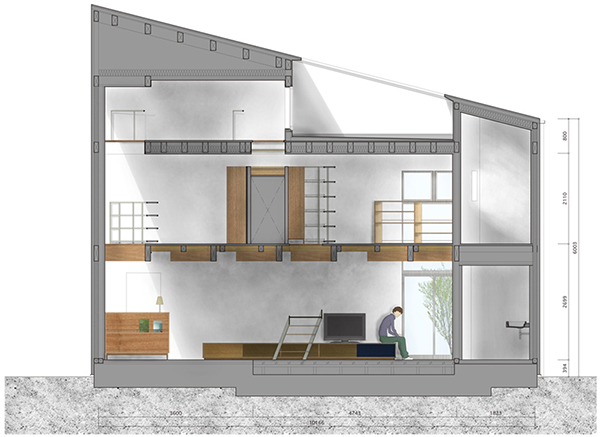 Three-Storey Compact Residence With Unusual Shape