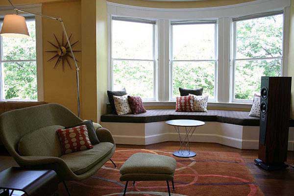 Cozy Window Seats and Bay Windows