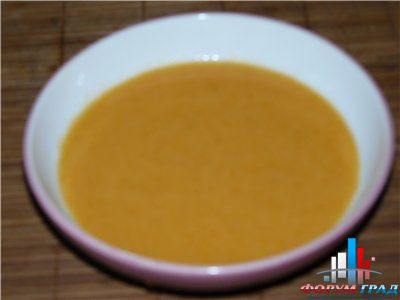 Овощной суп пюре