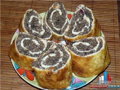 ЯИЧНЫЙ РУЛЕТ С НАЧИНКОЙ