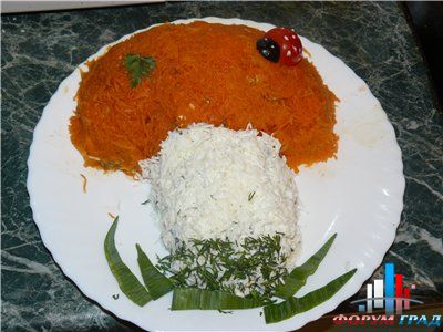 Салат "Подосиновик"