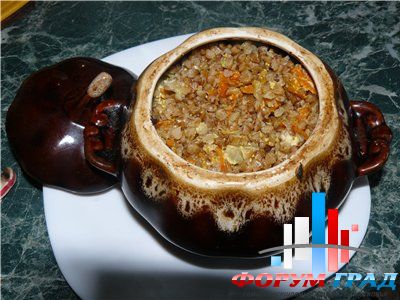 Гречка в горшочке