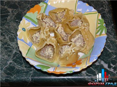 фаршированные рожки