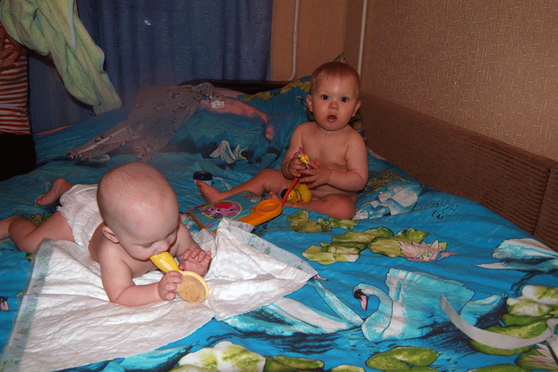 После купания