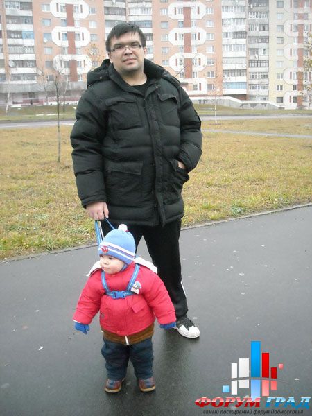 Федя с папой