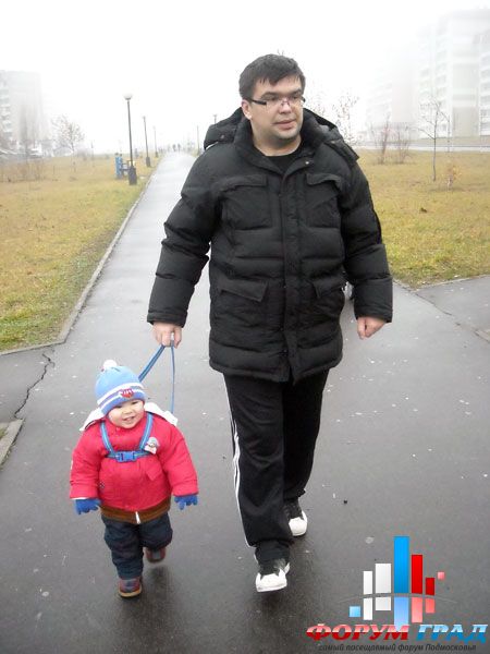 Федя с папой