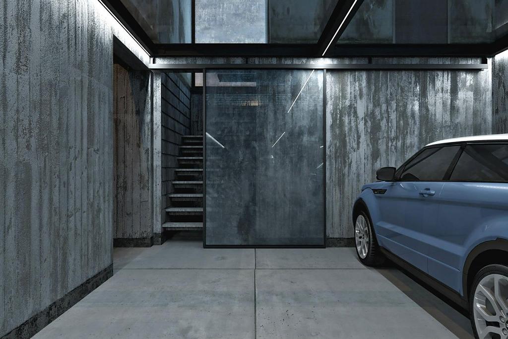Da House от Igor Sirotov Architects одновременно служит крышей гаража