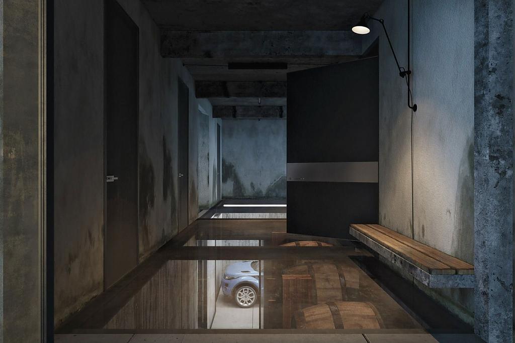Da House от Igor Sirotov Architects одновременно служит крышей гаража