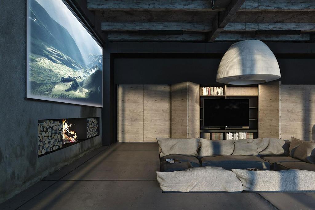 Da House от Igor Sirotov Architects одновременно служит крышей гаража