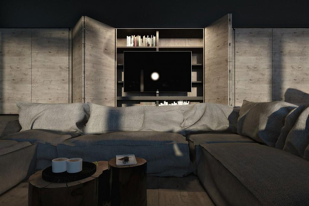 Da House от Igor Sirotov Architects одновременно служит крышей гаража