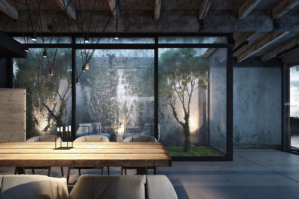 Da House от Igor Sirotov Architects одновременно служит крышей гаража