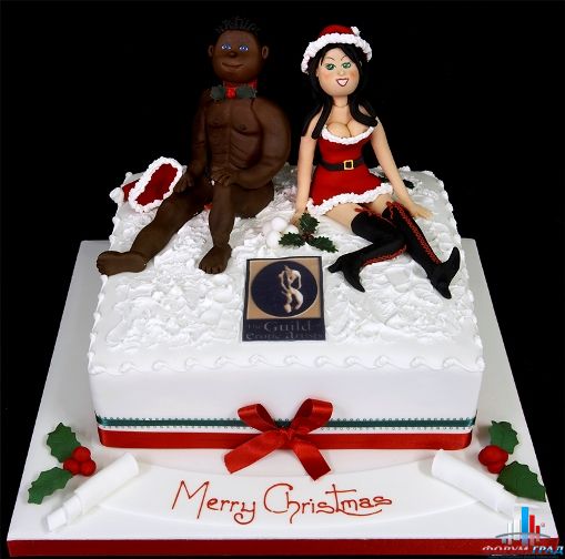 002889 christmas cake for the guild of erotic artists