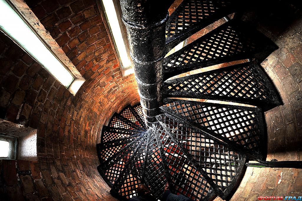 Винтовая лестница в отеле Appleton Water Tower