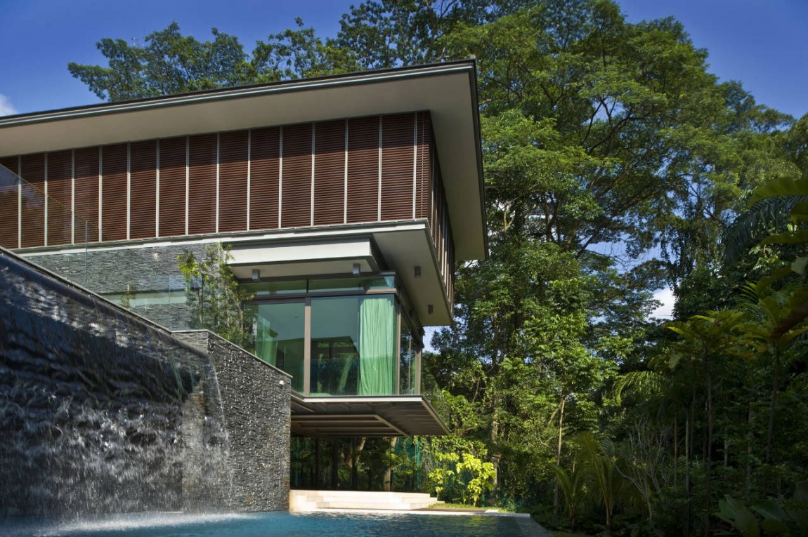 Проект дома на природе 21 Jervois Hil в Сингапуре