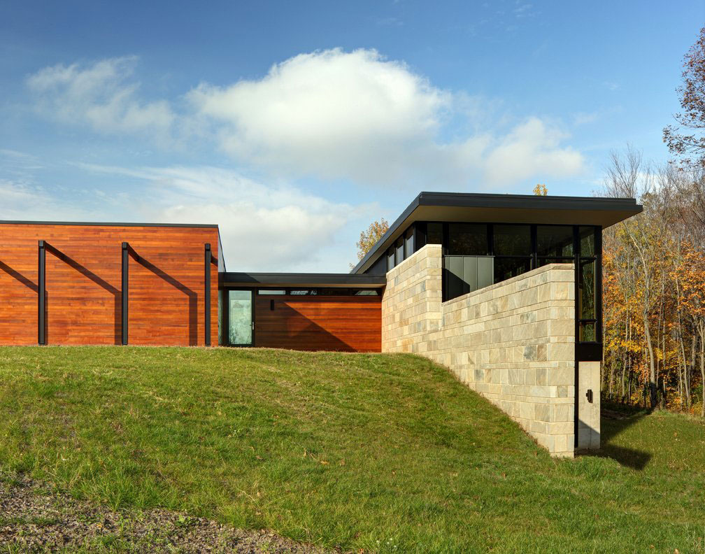 Дизайн интерьера дома Fieldstone House в Штате Висконсин, США