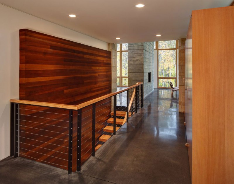 Дизайн интерьера дома Fieldstone House в Штате Висконсин, США