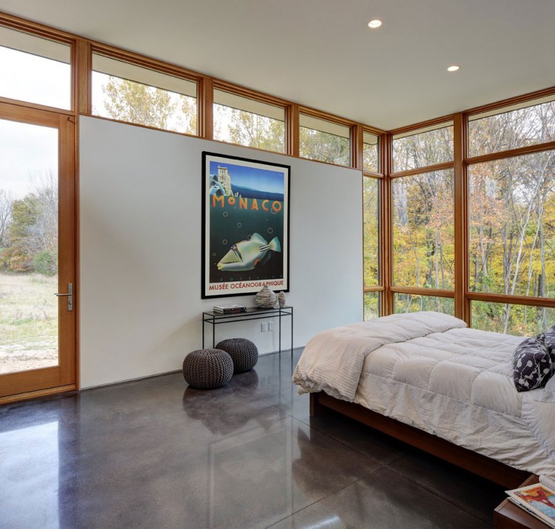 Дизайн интерьера дома Fieldstone House в Штате Висконсин, США