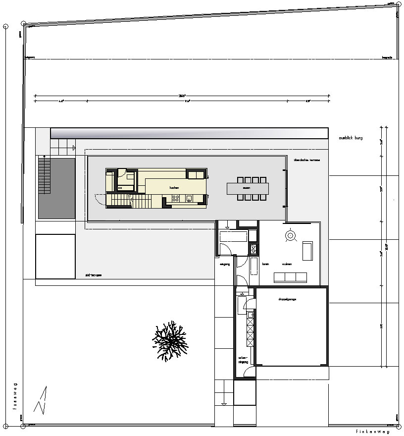 Интерьер дома на холме House P от Philipp Architekten