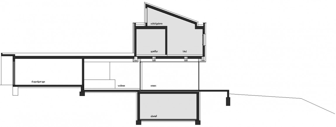 Интерьер дома на холме House P от Philipp Architekten