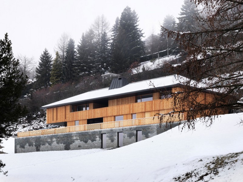 Изысканный дом от Ralph Germann Architectes в Швейцарии