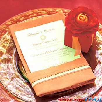 Сервировка стола в стиле экзотик.