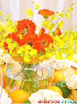 Сервировка стола в стиле экзотик.