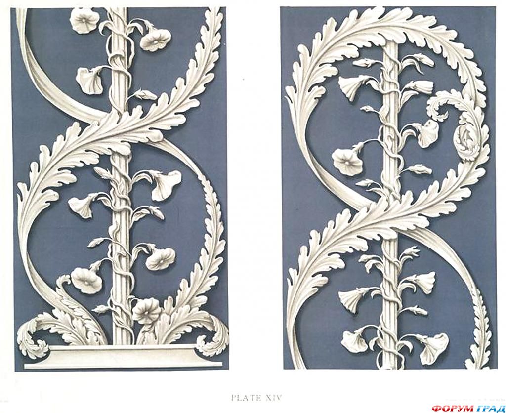 a very long jasper plaque with convolvolus flowers 1898