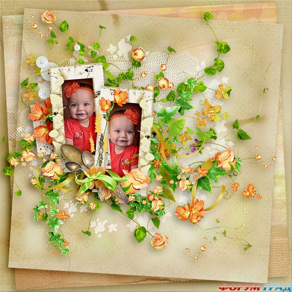 Детский скрап-набор I Love This Moment