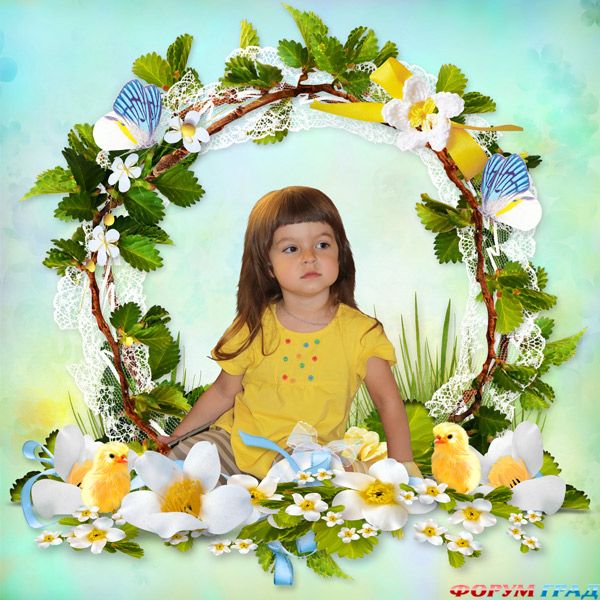 Весенний скрап-набор. Happy Easter.