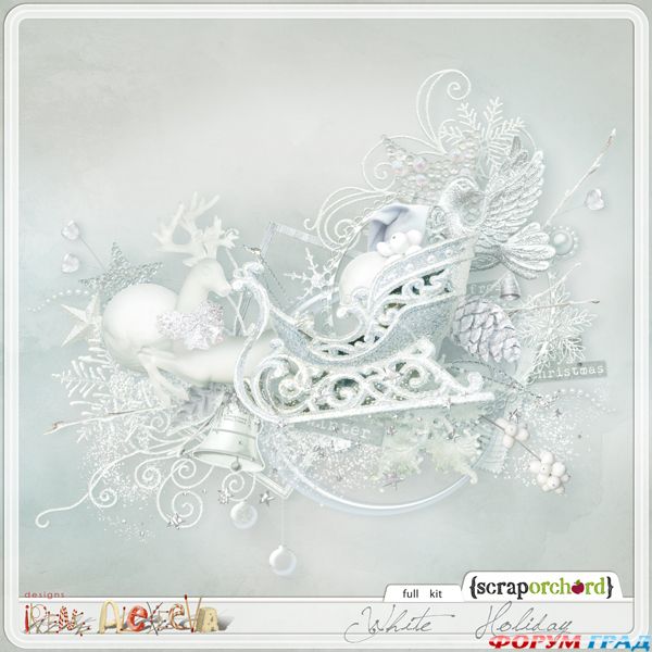 Новогодний скрапбукинг.