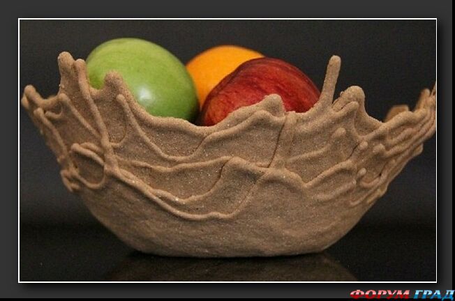 Посуда из песка