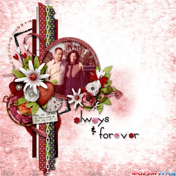 Романтический скрап-набор To love forever