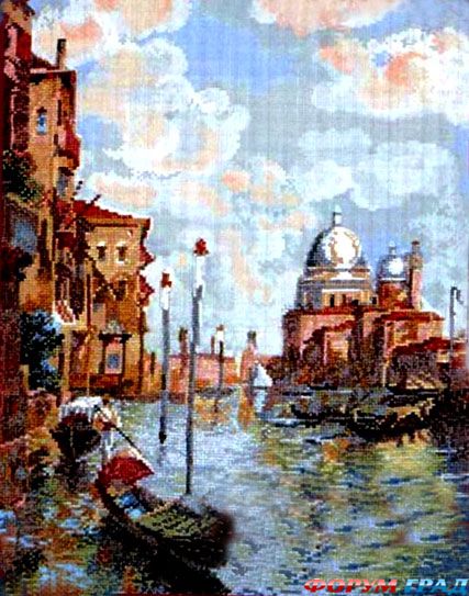 Схема вышивки бисером. Города мира. Венеция