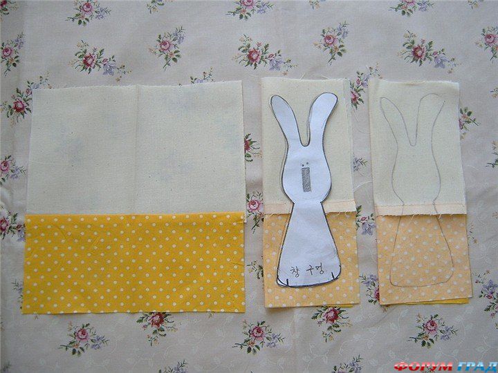 выкройки зайцев