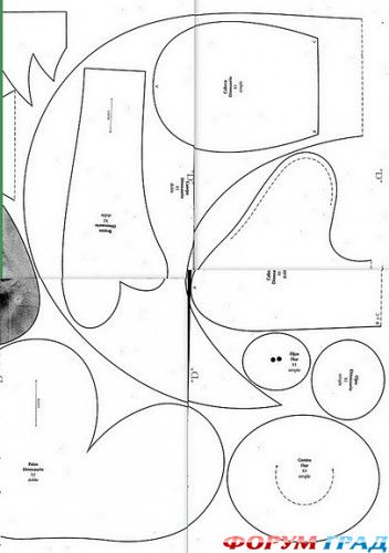 выкройки драконов