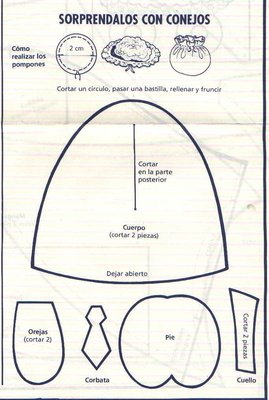 выкройки зайцев