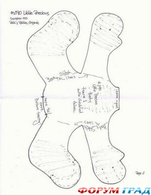 выкройки игрушек