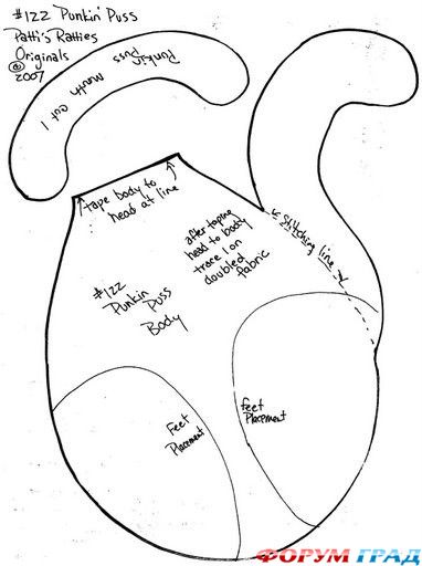 выкройки игрушек