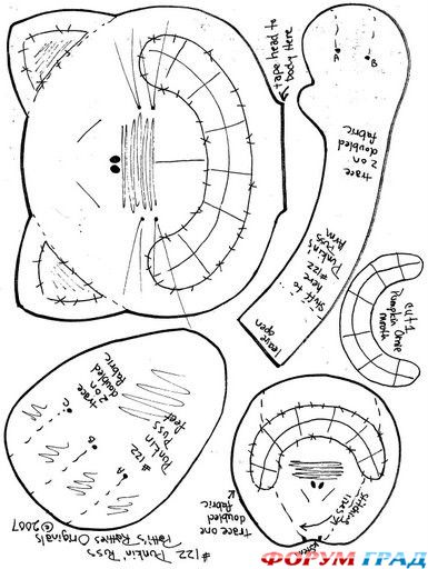 выкройки игрушек
